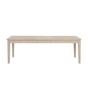 Don Transitional 72-inch Dining Table with 18-Inch Extendable Leaf and Tapered Legs