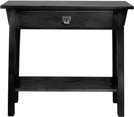 9057-RS Mission Console Entryway, Sofa Table, Made with Solid Wood,