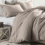 White Comforter Queen Size, 3 Piece Soft Modern Bedding Set & Collections