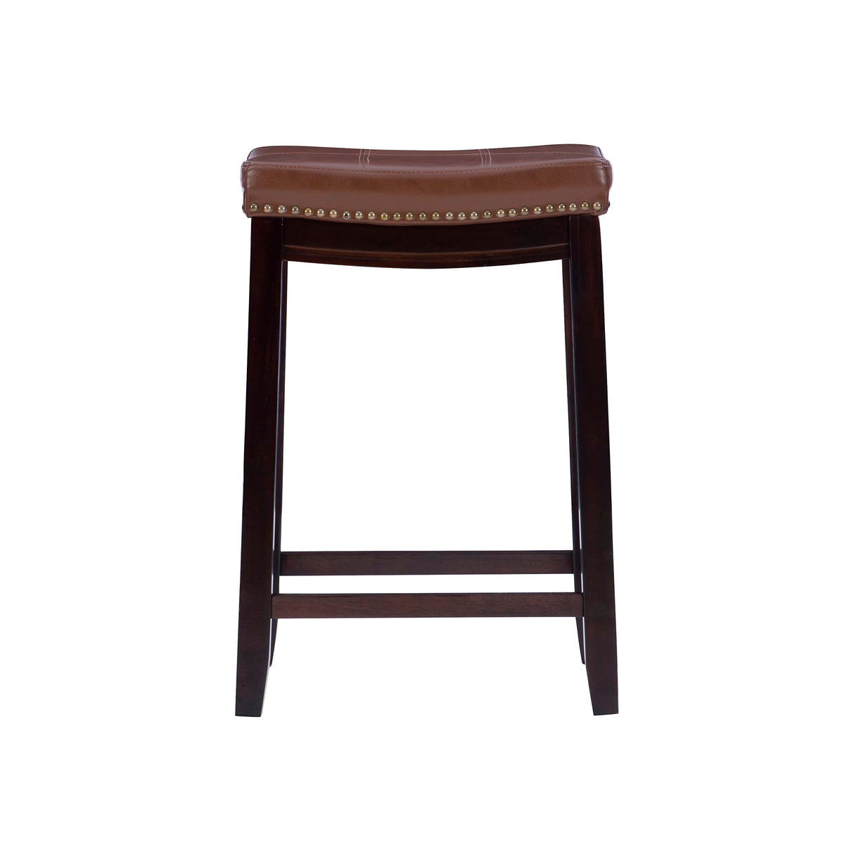 Cognac Backless Counter Stool