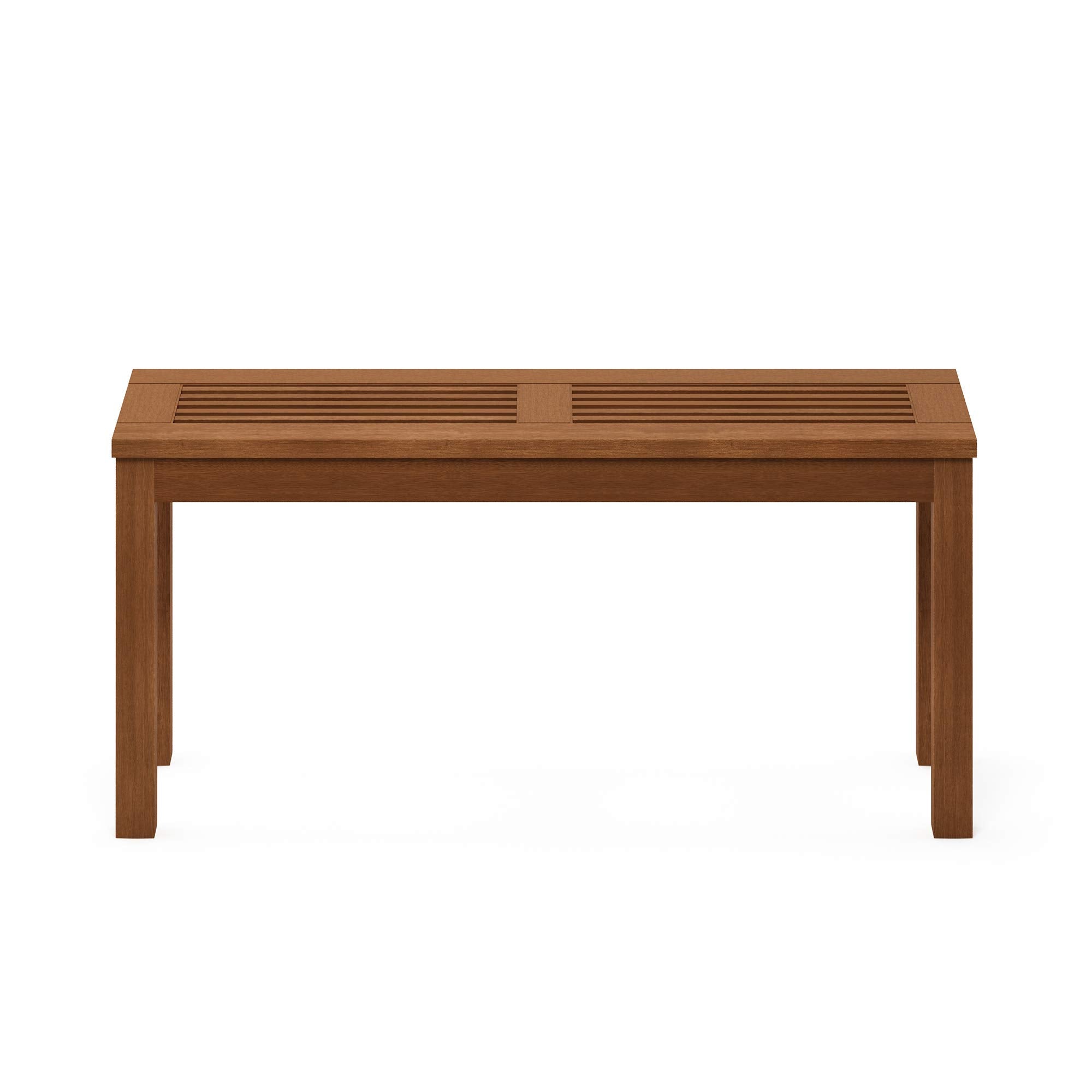 FG181110-C Tioman Outdoor Backless Bench, Natural,1-Pack