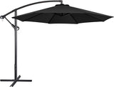 10FT Patio Offset Umbrella - Cantilever Hanging Outdoor Umbrellas w/UV Protection