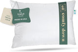 Travel Pillow - Filled with 800 Fill Power European Goose Down, Egyptian 300 Thread Count 100%