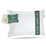 Travel Pillow - Filled with 800 Fill Power European Goose Down, Egyptian 300 Thread Count 100%