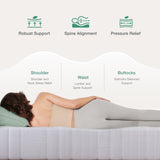 Twin Size Mattress, 10 Inch Memory Foam Mattress Twin for Cool Night Sleep & Pain Relief & Motion Isolating,