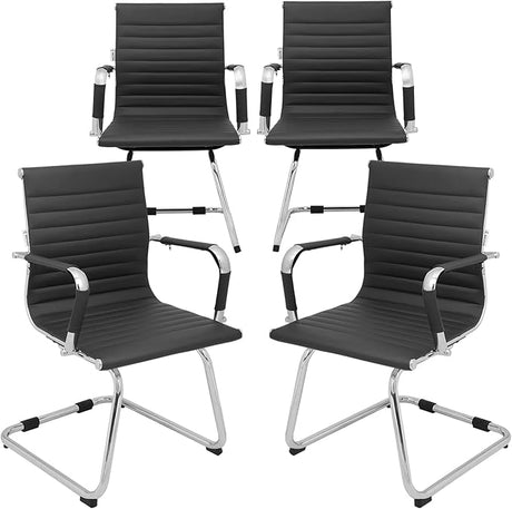 Conference Room Chairs Set of 6, 6 Pack Modern Office Guest Chairs