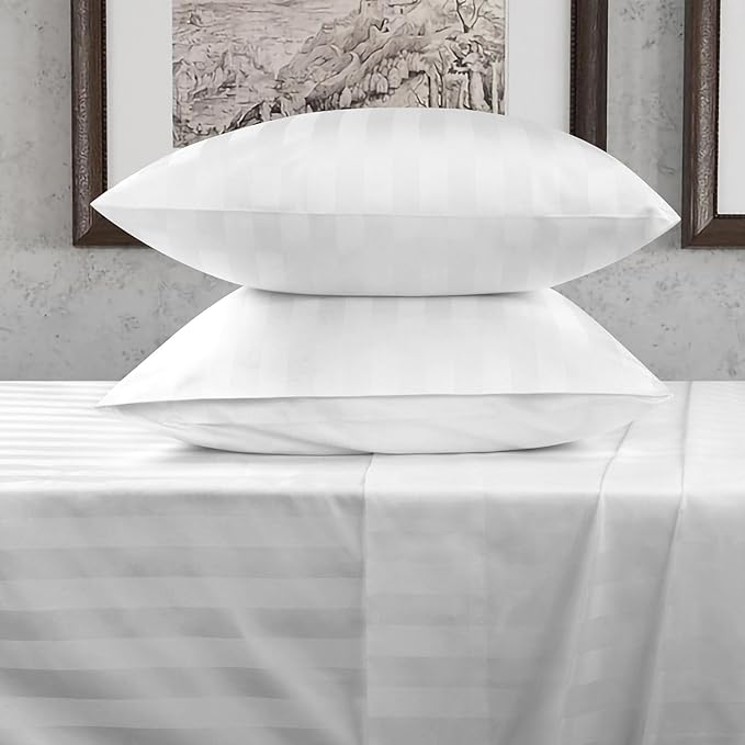 800 Thread Count Egyptian Cotton Sheets King Size, Long Staple Bed Sheets, 4 Pc Bed