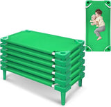 Stackable Daycare Cots for Kids, 47" L x 22" W Portable Toddler Nap Cot for Sleeping