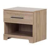 South Shore Primo 5-Drawer Dresser, Rustic Oak with Nickel Finish Handles