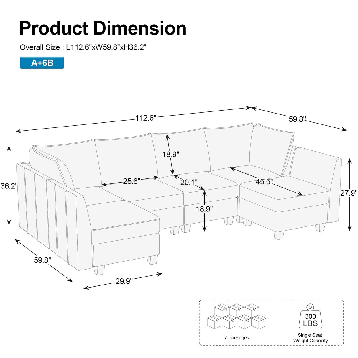 Modular U Shaped Couch Velvet Sectional Sofa with Storage Modular Couch with Chaises,