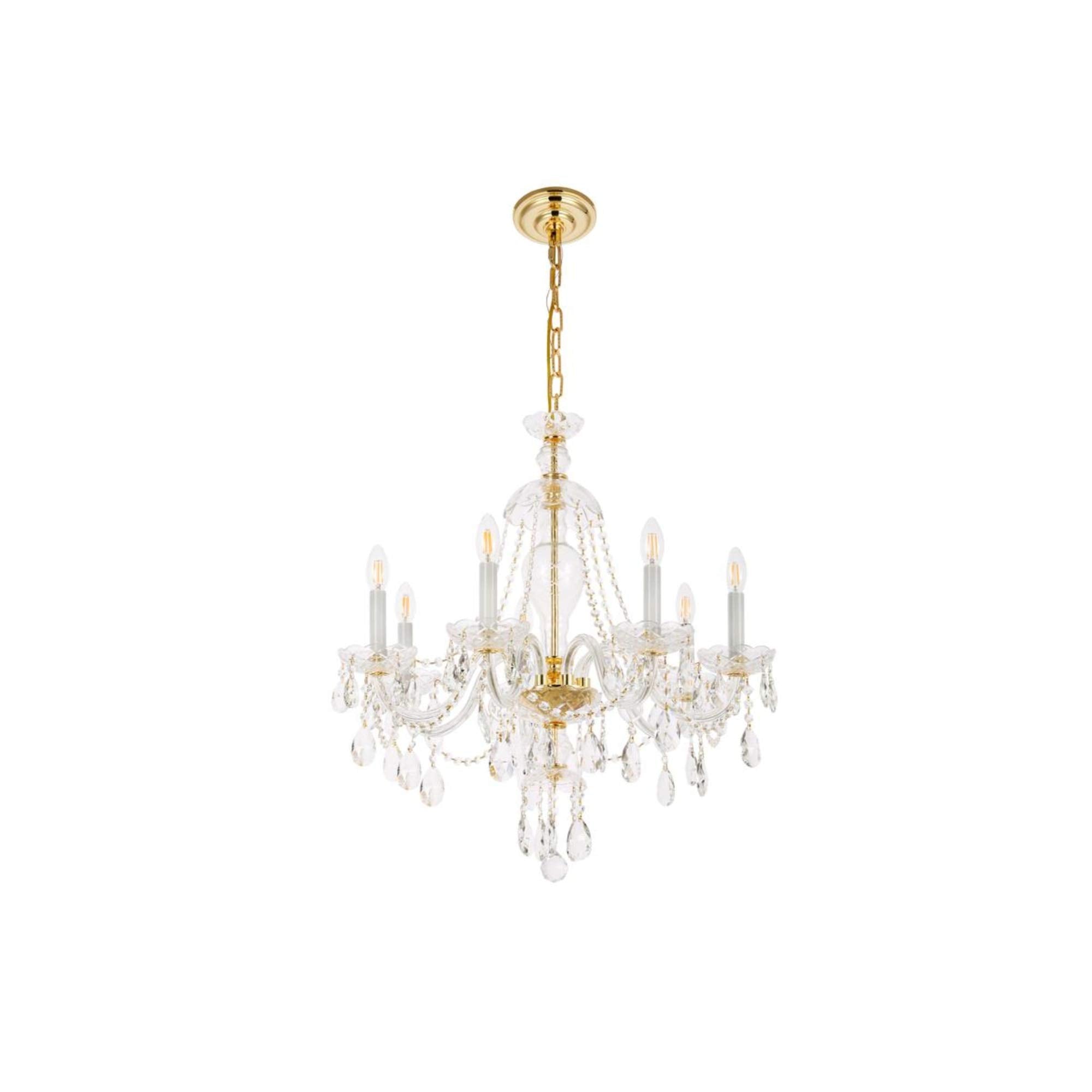 7829D26G/Rc Royal Cut Alexandria 7-Light, Single-Tier Chandelier