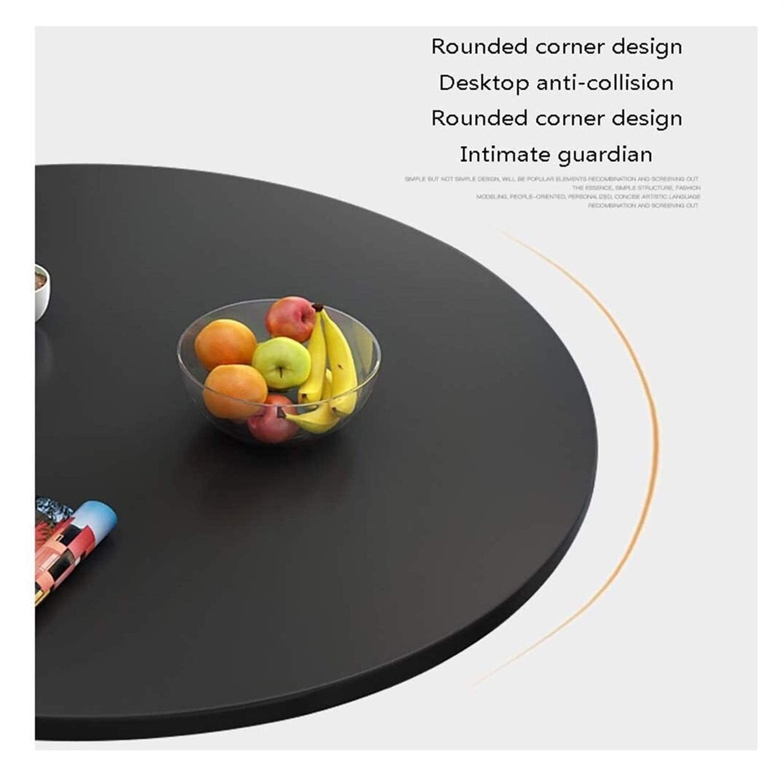 Office Conference Table Small Meeting Room Table, Round Table Space-Saving Furniture