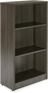 Cabot Tall 5 Shelf Bookcase Large Open Bookshelf in Espresso Oak Sturdy Display Cabinet