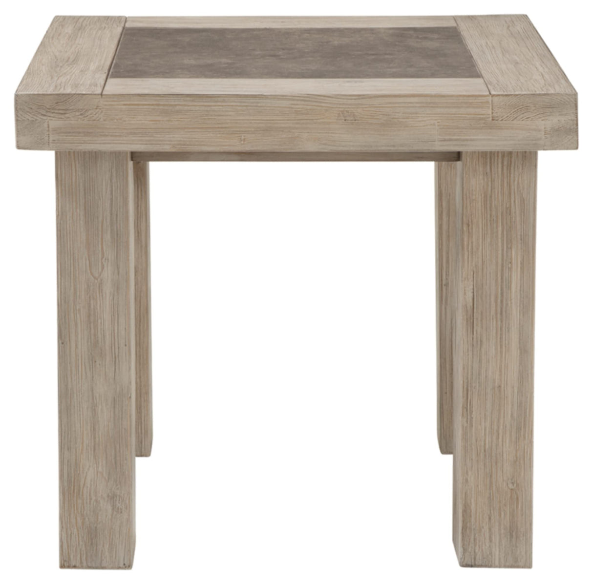 Hennington Rectangular End Table, Light Brown