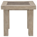 Hennington Rectangular End Table, Light Brown