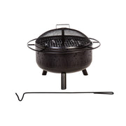 26.3 x 15.8 inch Meadows Wood-Burning Fire Pit for Patio, Lawn and Outoor Décor