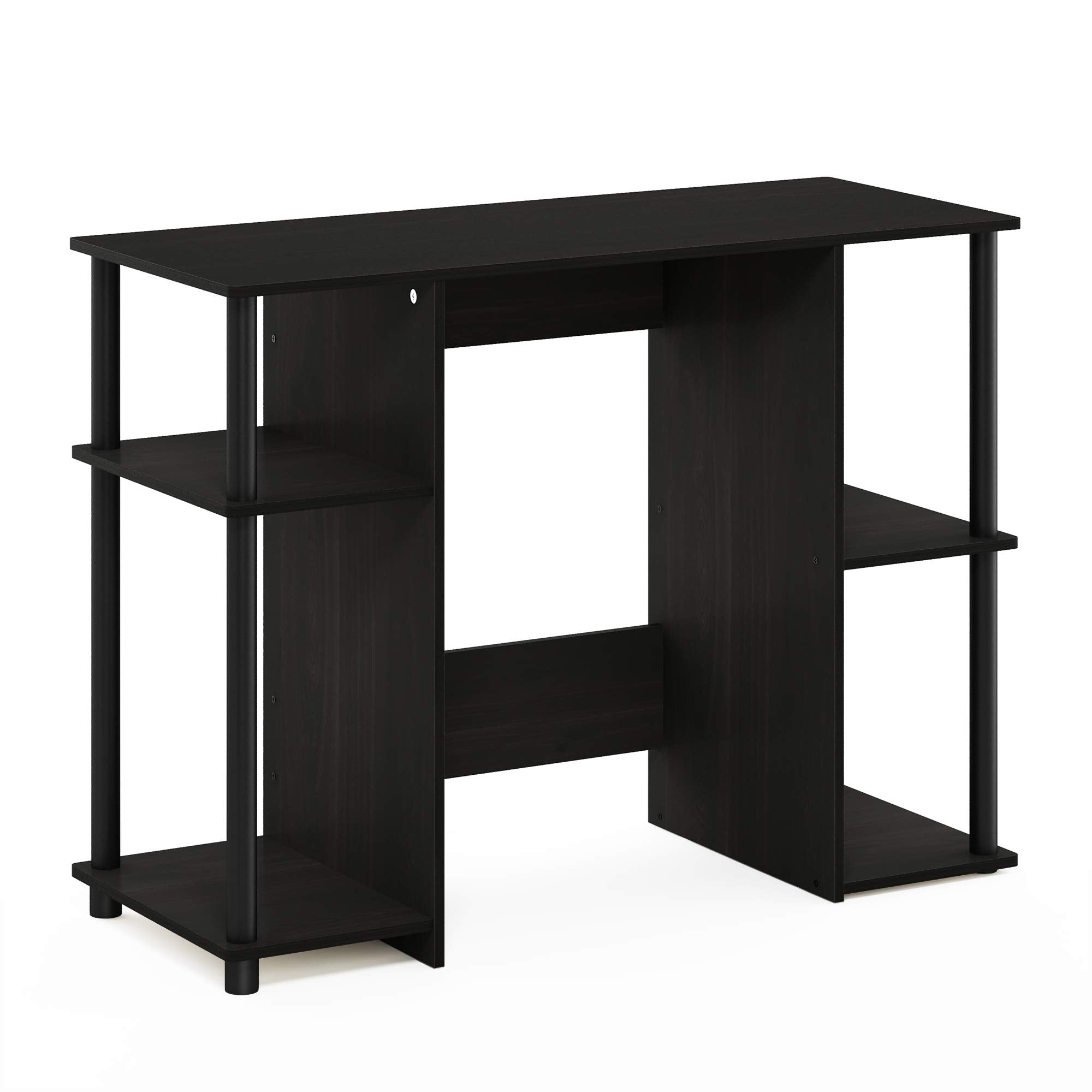 JAYA Computer Study Desk,Open Storage, Espresso