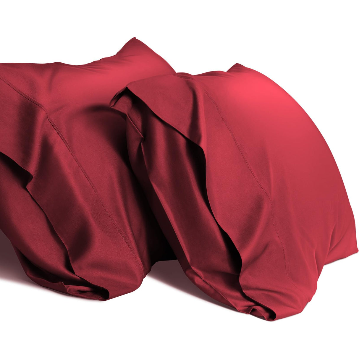 100% Egyptian Cotton Pillow Cases Set of 2, Queen Size 550 Thread Count Cooling Pillowcases
