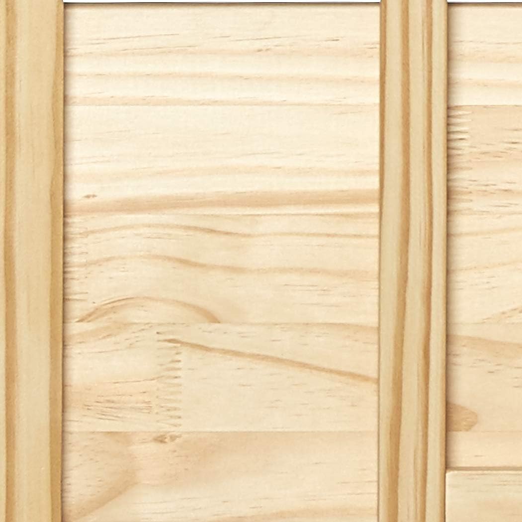 3-Shelf Folding Stackable Bookcase (27.5" Wide)-Natural