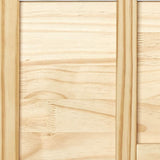 3-Shelf Folding Stackable Bookcase (27.5" Wide)-Natural