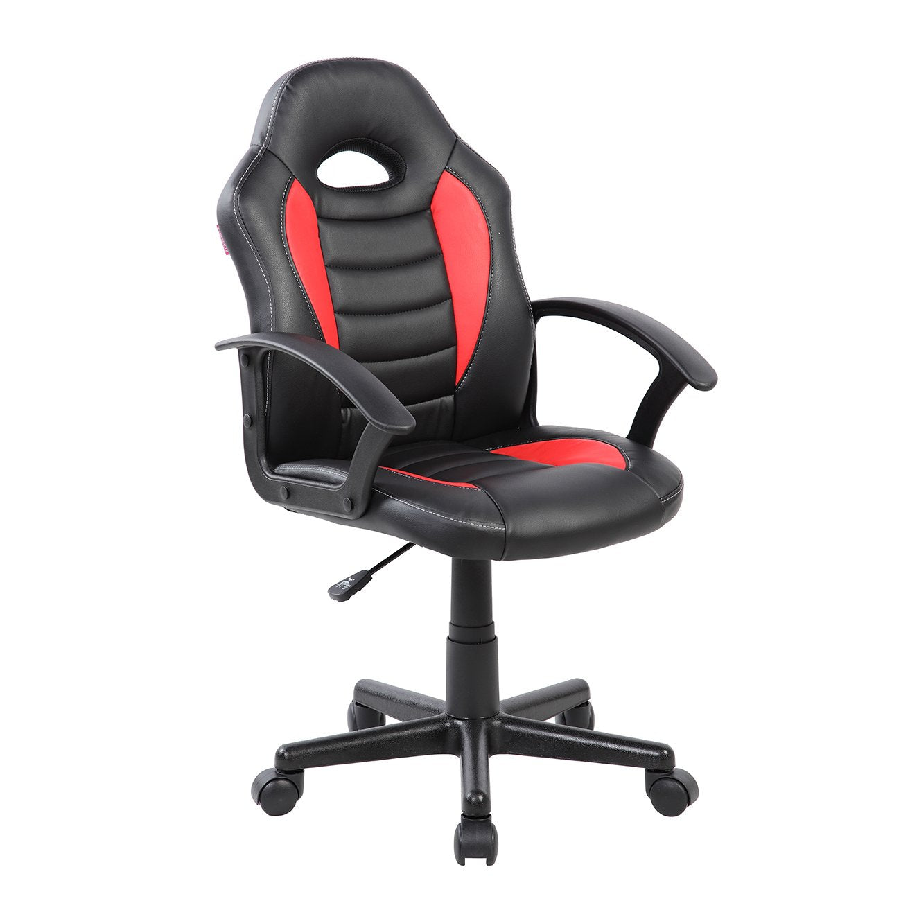 Kids Gaming and Student Racer Chair with Wheels - Red