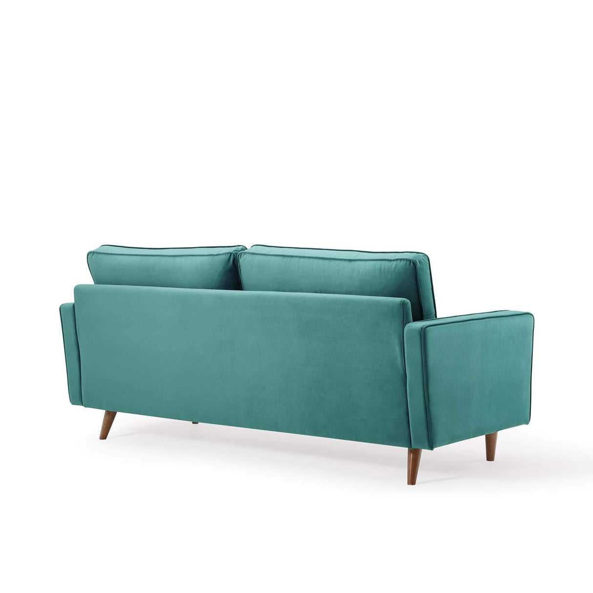 EEI-3764-TEA Valour Performance Velvet Sofa, Teal