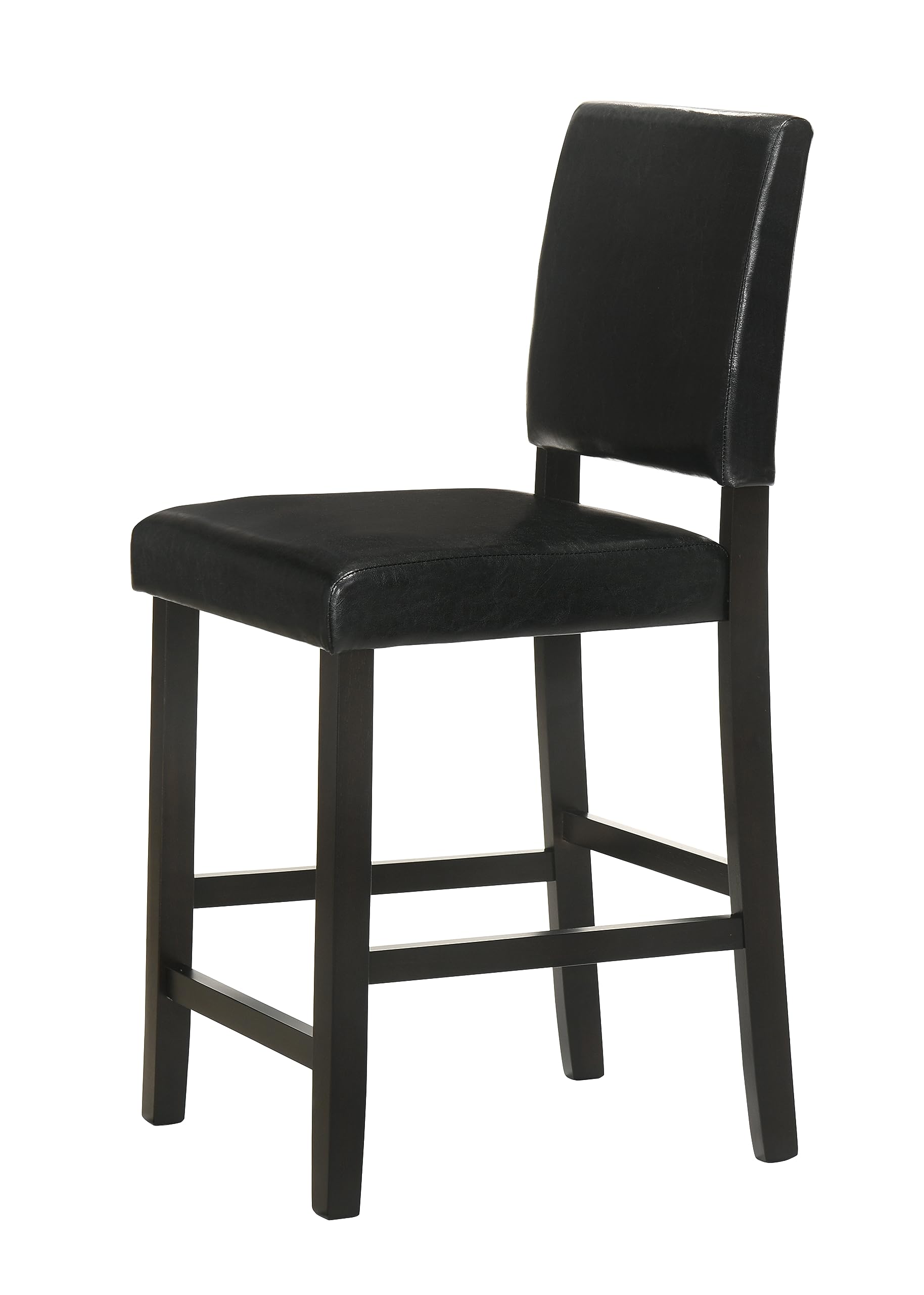 5 Piece Counter Height Dining Table Set with Upholstered Chairs