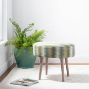 Wool Cotton Hand Woven Chunky Knit Popcorn Rug - Ivory Contemporary Area Rug