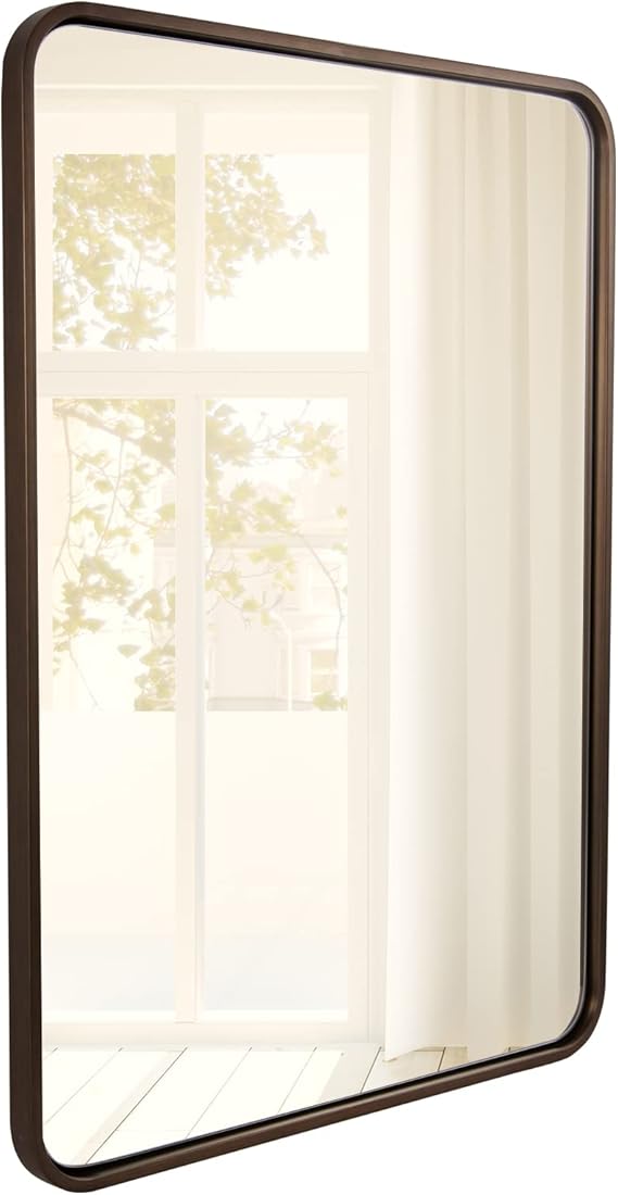 Bathroom Mirror, Bronze Wall Mirror, Bronze Vanity Mirror
