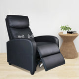 Massage Modern Adjustable Heated Recliner Home Theater Single Sofa Chair