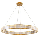 Dining Room Villa Designer Chandelier,Led Light Golden Modern Living Room Crystal