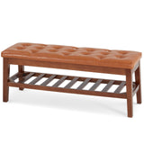 Upholstered Shoe Bench Entryway Bench for Bedroom, End of Bed