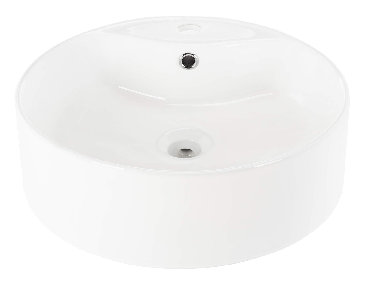 BSK5402A Solea Collection Mira Bathroom Basin Sink, White