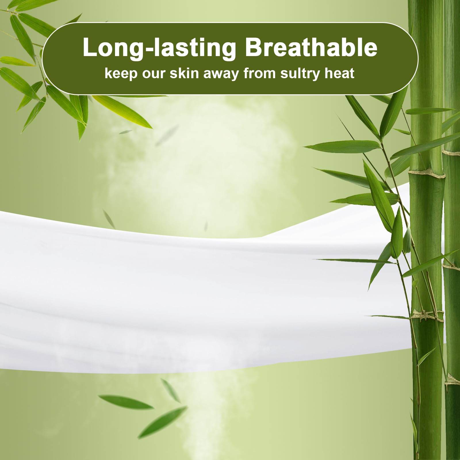 Cooling Sheets Set Queen Size 6 Piece - 100% Rayon Derived from Bamboo_Sheets-