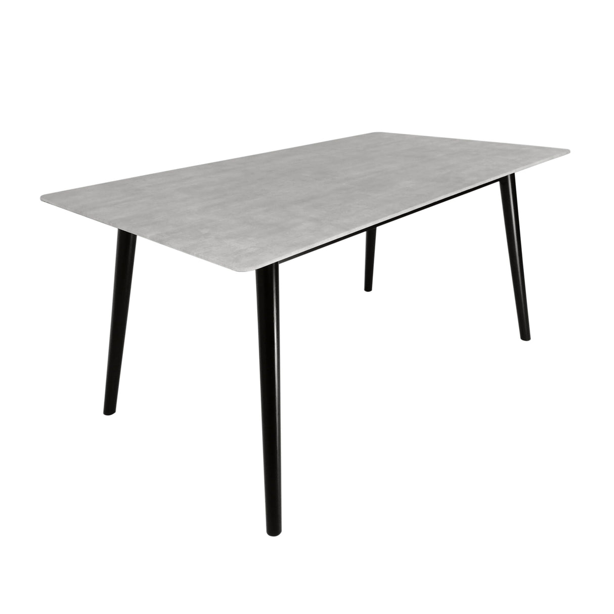 Riley Modern Dining Rubberwood Legs and Laminate Table Top