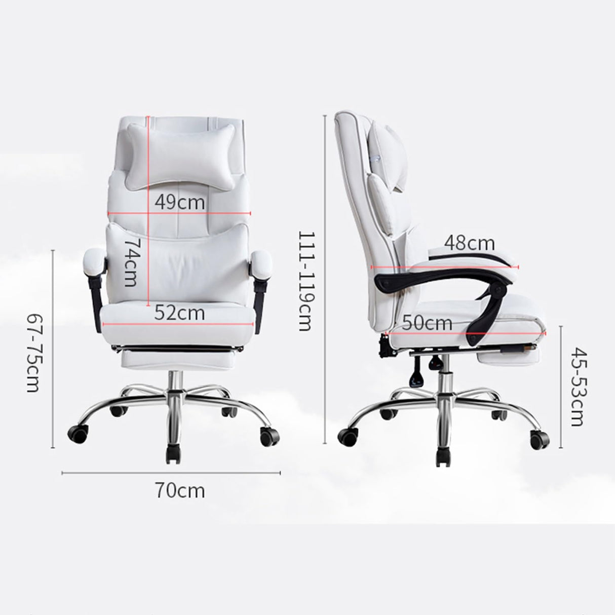 Desk Office Chair Big High Back Ergonomic Office Chair Computer Desk Chair