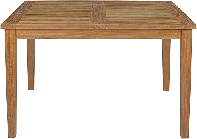 EEI-2717-NAT Marina Premium Grade A Teak Wood Outdoor Patio, 72" Dining Table