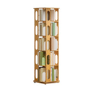 Rotating Bookshelf 360° Floor Standing Bookcase Storage Rack, Multi-Functional Bookshelf