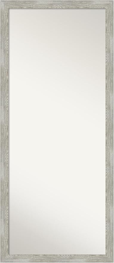 Wall Mirror Full Length Mirror (65.5 x 29.5 in.) Full Body Mirror, Rustic Plank Grey Floor Mirror