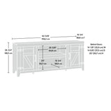 Miscellaneous Entertainment TV Stand, L: 62.68" x W: 15.28" x H: 26.77"