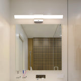 32" Modern LED Vanity Lights for Bathroom Chrome Vanity Light Bar for Mirror 3 CCT