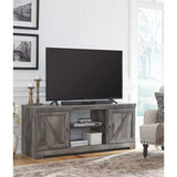 Wynnlow 63.5" TV Stand with Fireplace Option, Fits TVs up to 70", Gray