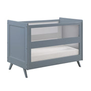 Breathable Mesh 3-in-1 Convertible Crib (Toddler Bed Kit Sold Separately  Steel Gray