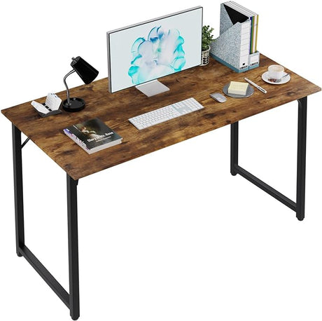 47 inch Computer Desk Modern Writing Desk, Simple Study Table, Industrial Office Desk