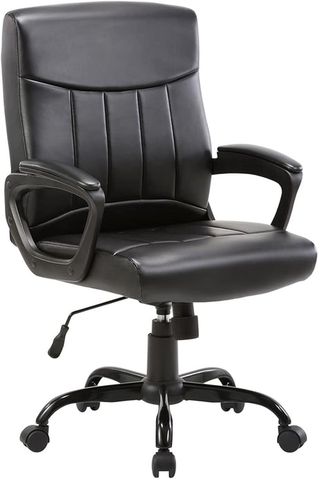 Office Computer Desk Chair Executive Mid Back Chair Comfortable Ergonomic Managerial