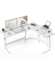 L Shaped Gaming Desk Computer Office Desk, 67 inch Corner Desk with Large