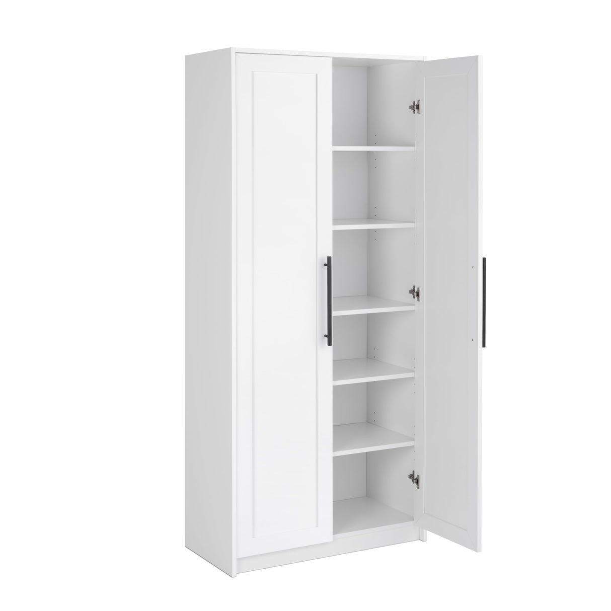 Elite Premium Home Doors, Storage, Bathroom, Pantry Cabinet with 5 Shelves