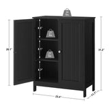 Bathroom Cabinet, Bathroom Storage Cabinet with 2 Doors & 2 Shelves,