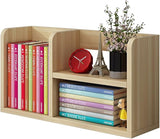 Bookshelf,Solid Wood Multi-Purpose Table Top, Large Space Independent Bookshelf, Small Rack for Student Storage