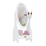 Kids Full Length Mirror, Kids Free-Standing Dressing Mirror with Adjustable Viewed